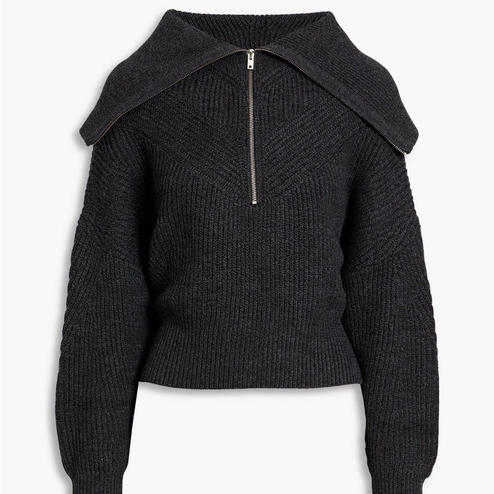Iro Joanna Merino Wool Sweater Charcoal Grey